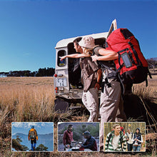 Solar Charger, YELOMIN 20000Mah Portable Waterproof Solar Power Bank for Cellphones Tablets External Backup Battery Pack Built-In Dual USB Outputs/Led Flashlights, Suitable for Outdoor Camping Travel