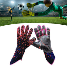 Soccer Goalie Goalkeeper Gloves Latex Anti Slip Football Gloves with Strong Grips Palms for Kids Boys No.10