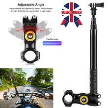Motorcycle Bike Selfie Stick Handlebar Mount Camera Bracket For Insta360 UK
