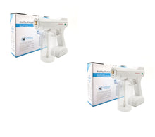 Blue Light Atomizing Spray Gun Handheld Wireless Atomizing Fogger Disinfection Sprayer Nano Sprayer Household Supplies