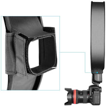 On-camera flash ring soft diffuser