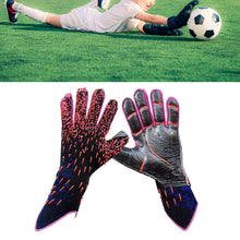 Soccer Goalie Goalkeeper Gloves Latex Anti Slip Football Gloves with Strong Grips Palms for Kids Boys No.10