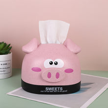 Creative Cute Cartoon Tissue Box Living Room Household Plastic Storage