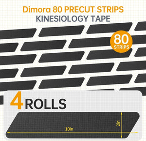 Sports Bandages In A Roll Of 20 Strips, In A Box Of 4 Rolls
