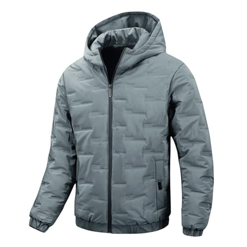 Quilted Jacket Packable Big and Tall Warm Windbreaker Down Winter Coats for Men