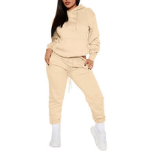 Sweatsets Women 2 Piece Outfit Comfy Hoodie Sweatsuit Sets Plus Size Fall Fashion Clothes