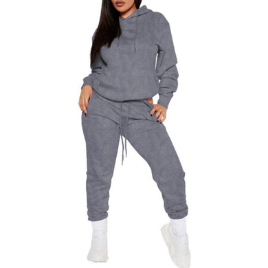 Sweatsets Women 2 Piece Outfit Comfy Hoodie Sweatsuit Sets Plus Size Fall Fashion Clothes