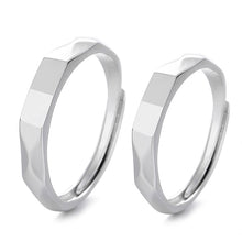 S925 Sterling Silver Rings By Light Reflect Show Surprise Love Pattern Surface Hidden New Jewelry Romantic Party Gift Wedding Engagement