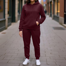 Sweatsets Women 2 Piece Outfit Comfy Hoodie Sweatsuit Sets Plus Size Fall Fashion Clothes