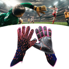 Soccer Goalie Goalkeeper Gloves Latex Anti Slip Football Gloves with Strong Grips Palms for Kids Boys No.10