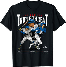 Triple Threat Ohtani, Betts, Freeman Los Angeles MLBPA T-Shirt