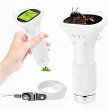 Portable Digital Microscope for Kids, Pocket Handheld Microscope Camera with 2'' Inch Screen, Educational Science Christmas Birthday Gifts for Age 3 4 5 6 7 8 9 10 11 12 Girls Boys - Orange