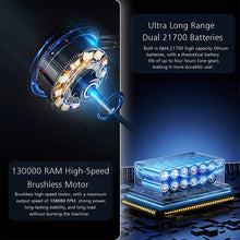 Mini  Jet Fan 52m/s  Violent Fan 130000 RPM Rechargeable Powerful Blower