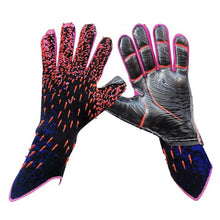 Soccer Goalie Goalkeeper Gloves Latex Anti Slip Football Gloves with Strong Grips Palms for Kids Boys No.10