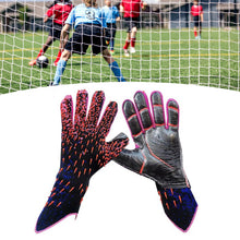 Soccer Goalie Goalkeeper Gloves Latex Anti Slip Football Gloves with Strong Grips Palms for Kids Boys No.10