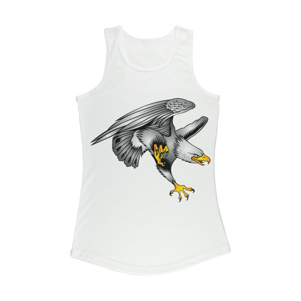 Custom Design Eagle Landing  ﻿Women Performance Tank Top - neverleavehomedeals.com