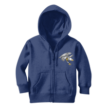 Custom Design Eagle Landing  ﻿Classic Kids Zip Hoodie - neverleavehomedeals.com