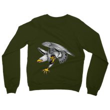 Custom Design Eagle Landing  ﻿Classic Adult Sweatshirt - neverleavehomedeals.com