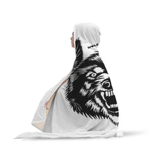 Custom Designed Hooded Blanket Wolf Power - neverleavehomedeals.com