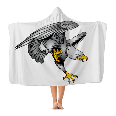 Custom Design Eagle Landing  ﻿Classic Adult Hooded Blanket - neverleavehomedeals.com