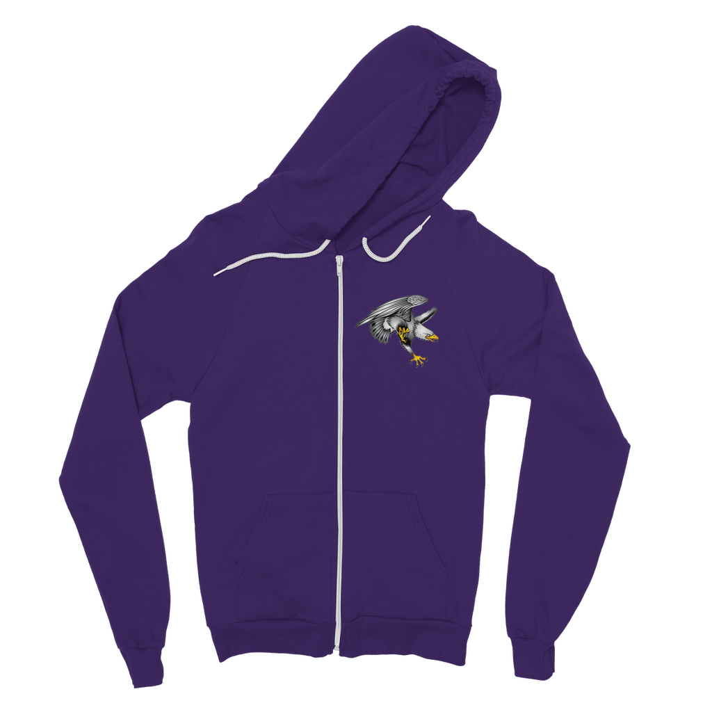 Custom Design Eagle Landing  ﻿Classic Adult Zip Hoodie - neverleavehomedeals.com