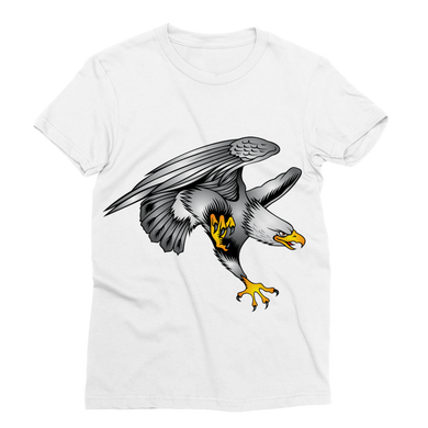 Custom Design Eagle Landing  ﻿Classic Sublimation Women's T-Shirt - neverleavehomedeals.com