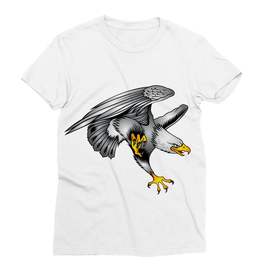 Custom Design Eagle Landing  ﻿Classic Sublimation Women's T-Shirt - neverleavehomedeals.com