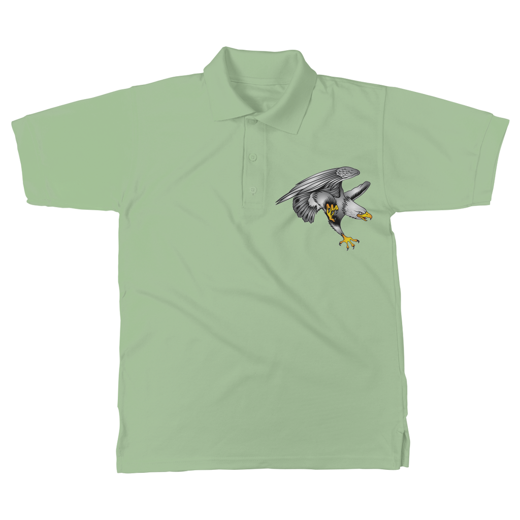 Custom Design Eagle Landing  ﻿Classic Adult Polo Shirt - neverleavehomedeals.com