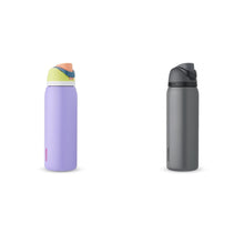 Owala FreeSip Insulated Stainless Steel Water Bottle with Straw for Sports and Travel, BPA-Free, 24oz, Iced Breeze