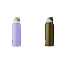 Owala FreeSip Insulated Stainless Steel Water Bottle with Straw for Sports and Travel, BPA-Free, 24oz, Iced Breeze