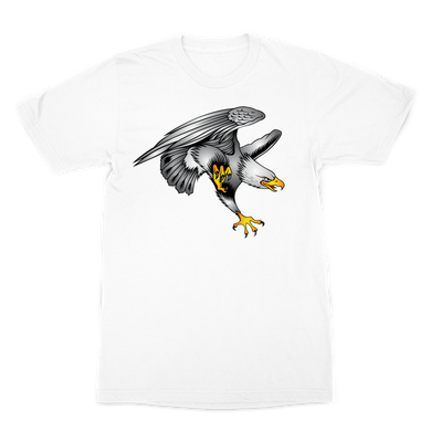 Custom Design Eagle Landing  ﻿Premium Sublimation Adult T-Shirt - neverleavehomedeals.com