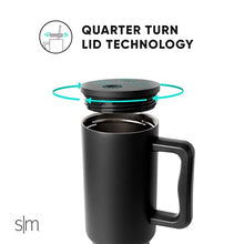 Simple Modern 40 oz Tumbler with Handle and Straw Lid | Insulated Cup Reusable Stainless Steel Water Bottle Travel Mug Cupholder Friendly | Gifts for Women Men Him Her | Trek Collection | Almond Birch