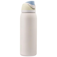 Owala FreeSip Insulated Stainless Steel Water Bottle with Straw for Sports and Travel, BPA-Free, 24oz, Iced Breeze