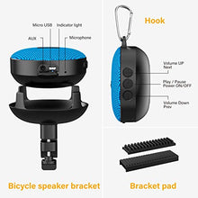 Onforu Portable Bluetooth Speaker for Bike, IP65 Waterproof & Dustproof Mini Outdoor Speaker, Bluetooth 5.0 and 10h Play Time, Wireless Bicycle Speaker with Loud Sound for Riding, Hiking and Camping