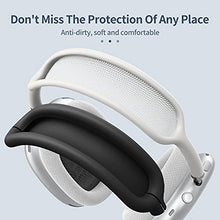 Fintie Silicone Case Cover for AirPods Max Headphones, Anti-Scratch Ear Cups Cover and Headband Cover for AirPods Max, Accessories Skin Protector for AirPods Max (Dark Blue)