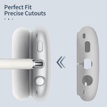 Fintie Silicone Case Cover for AirPods Max Headphones, Anti-Scratch Ear Cups Cover and Headband Cover for AirPods Max, Accessories Skin Protector for AirPods Max (Dark Blue)