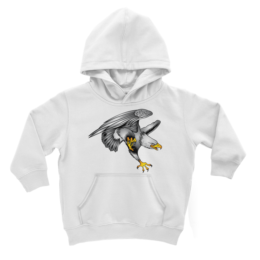 Custom Design Eagle Landing  ﻿Classic Kids Hoodie - neverleavehomedeals.com