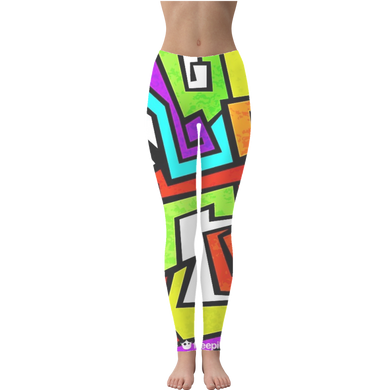 colorful-graffiti-vector Leggings
