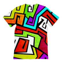 colorful-graffiti-vector Premium Sublimation Adult T-Shirt