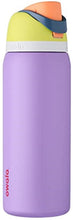 Owala FreeSip Insulated Stainless Steel Water Bottle with Straw for Sports and Travel, BPA-Free, 24oz, Iced Breeze