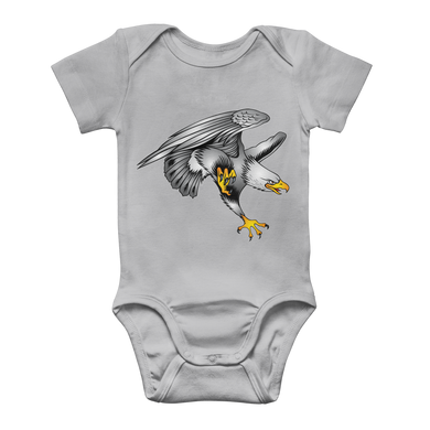 Custom Design Eagle Landing  ﻿Classic Baby Onesie Bodysuit - neverleavehomedeals.com