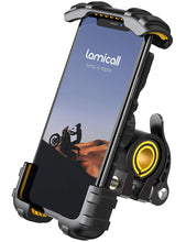 Lamicall Bike Phone Holder, Motorcycle Phone Mount - Motorcycle Handlebar Cell Phone Clamp, Scooter Phone Clip for iPhone 15 Pro Max/Plus, 14 Pro Max, S9, S10 and More 4.7" to 6.8" Smartphones