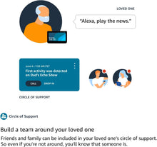 Echo Show 8 (2nd Gen, 2021 release) - Glacier White - with 30-day FREE trial of Alexa Together (monthly auto-renewal)