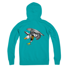 Custom Design Eagle Landing  ﻿Premium Adult Zip Hoodie - neverleavehomedeals.com