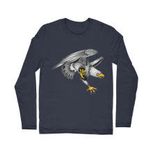 Custom Design Eagle Landing  ﻿Classic Long Sleeve T-Shirt - neverleavehomedeals.com