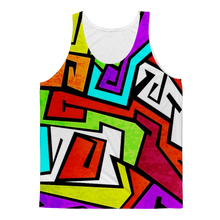 colorful-graffiti-vector Classic Sublimation Adult Tank Top