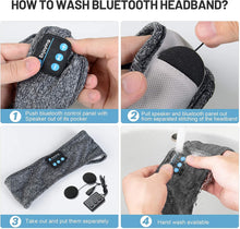 Sleep Headphones Wireless, Bluetooth Sports Headband Headphones with Ultra-Thin HD Stereo Speakers Perfect for Sleeping,Workout,Jogging,Yoga,Insomnia, Air Travel, Meditation, Grey