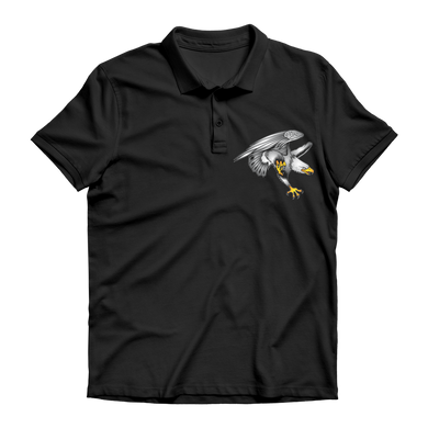 Custom Design Eagle Landing  ﻿Premium Adult Polo Shirt - neverleavehomedeals.com