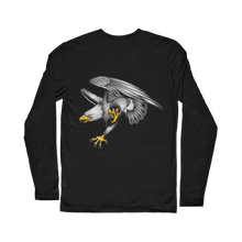 Custom Design Eagle Landing  ﻿Classic Long Sleeve T-Shirt - neverleavehomedeals.com