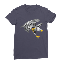 Custom Design Eagle Landing  ﻿Premium Jersey Women's T-Shirt - neverleavehomedeals.com